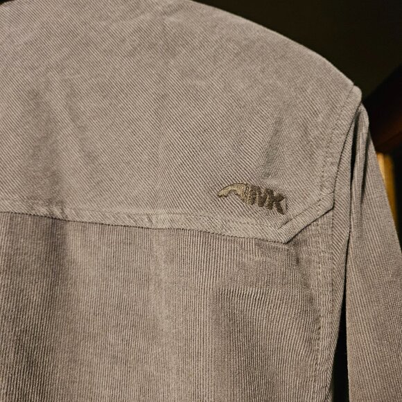 Mountain Khakis Men's Classic Fit Gray Corduroy Button Up Shirt - Size Large - Picture 6 of 10